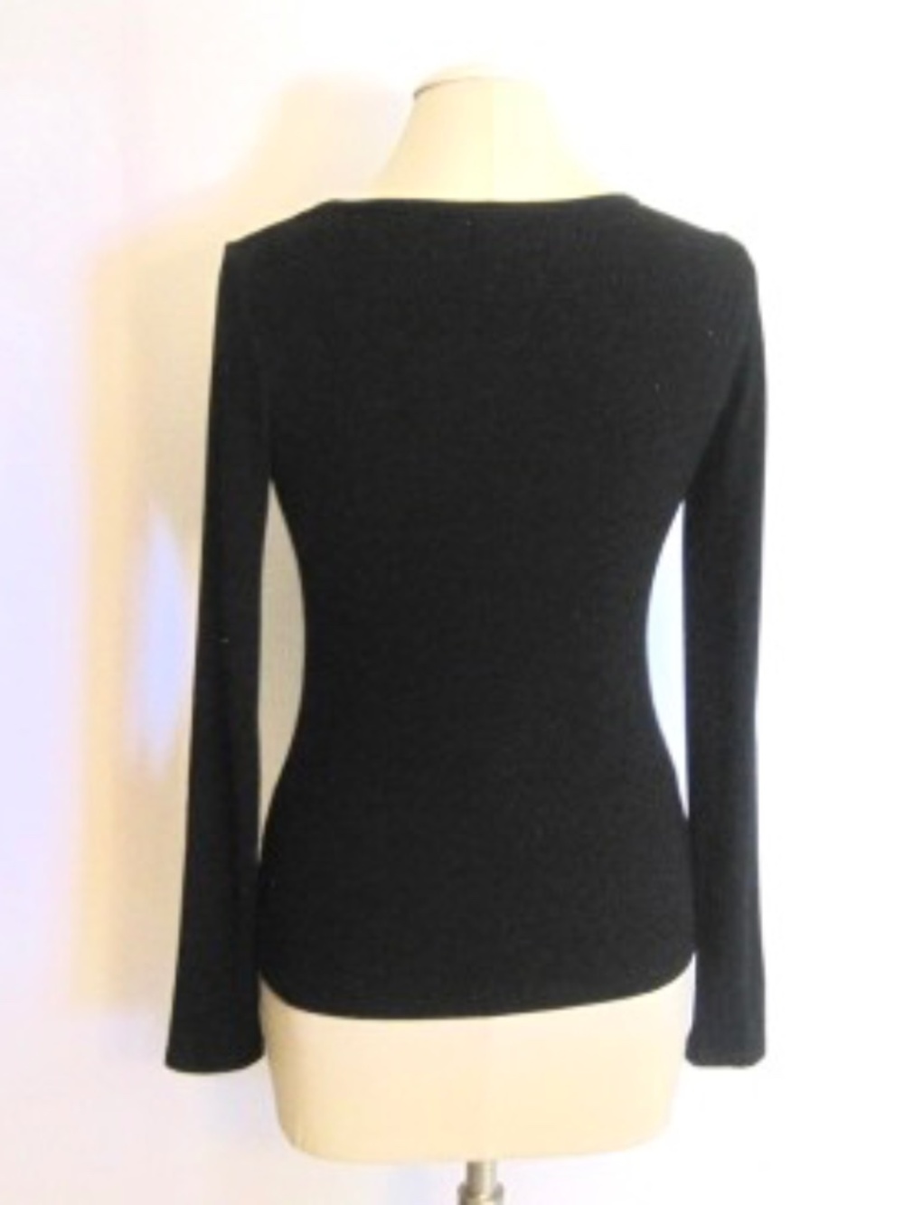 Bebe Logo Ribbed Top - Picture 3 of 8
